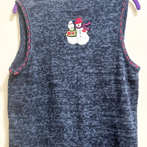 Designers Studio Originals Vintage Winter Sweater Vest - Picture 3 of 8